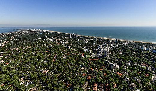 Aereal view of Lignano Sabbiadoro